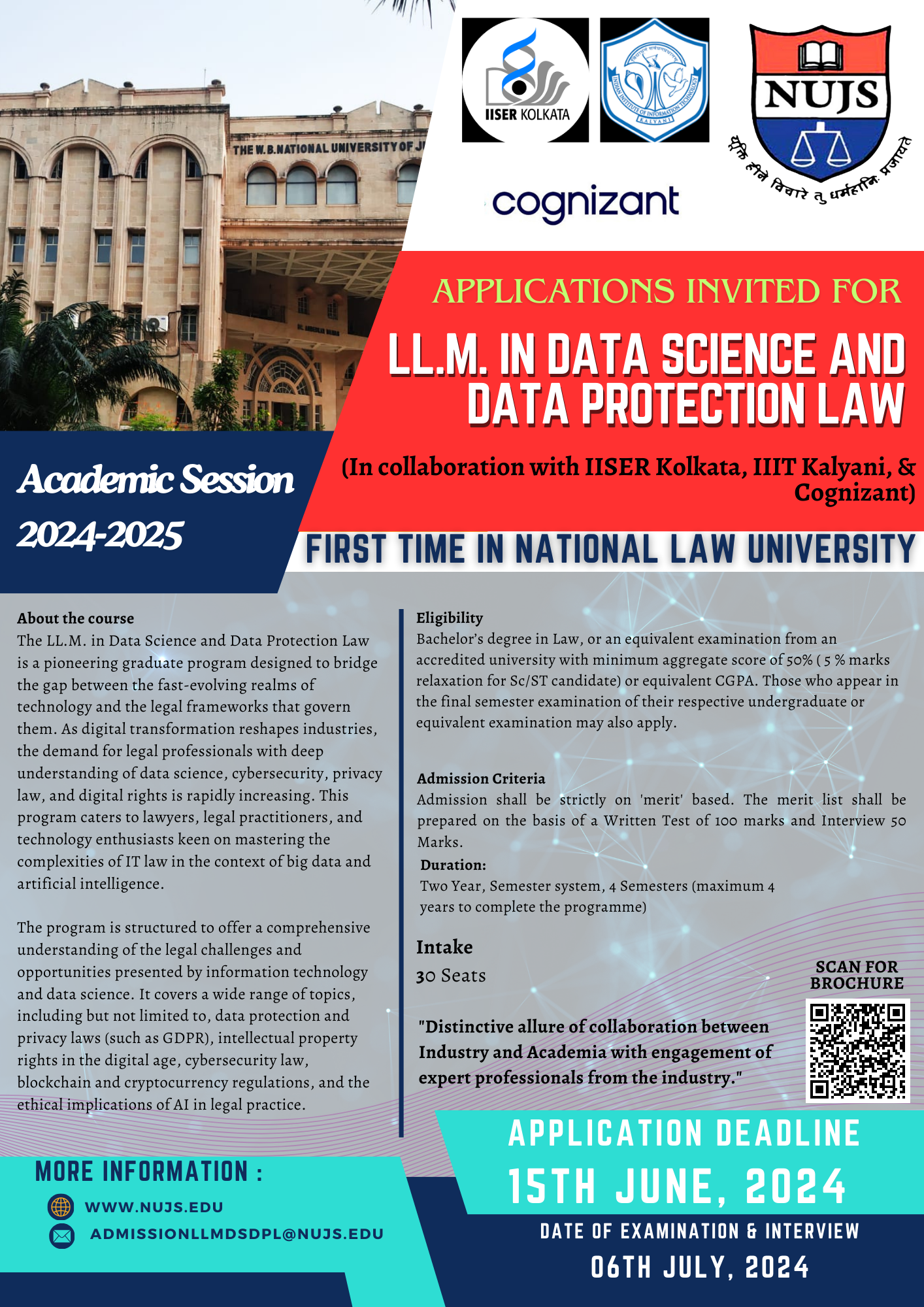 Law NUJS Kolkata WB National University Of Juridical Sciences India ...